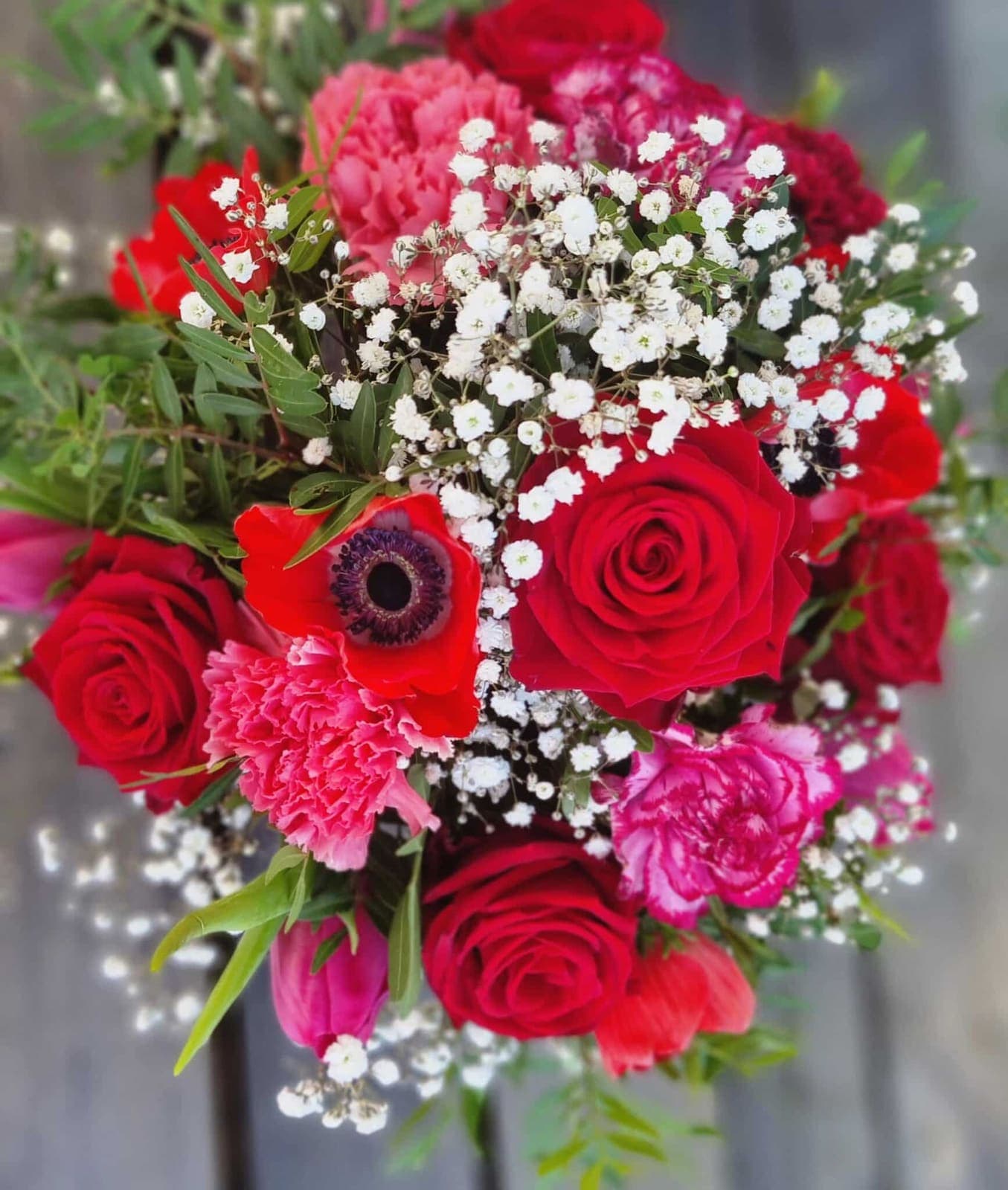 Buket „Valentins buket“ fra Miss Liss Blomster